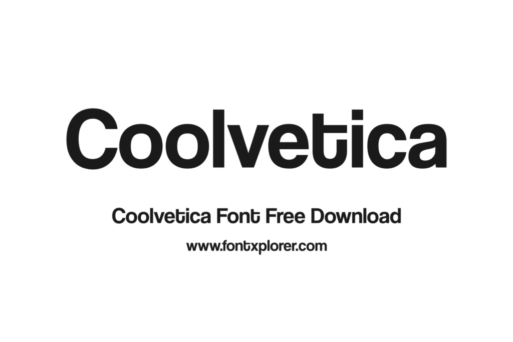 Coolvetica Font