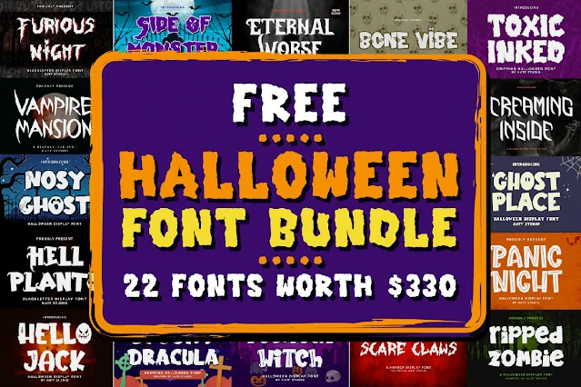 Perfect Halloween Font Bundle