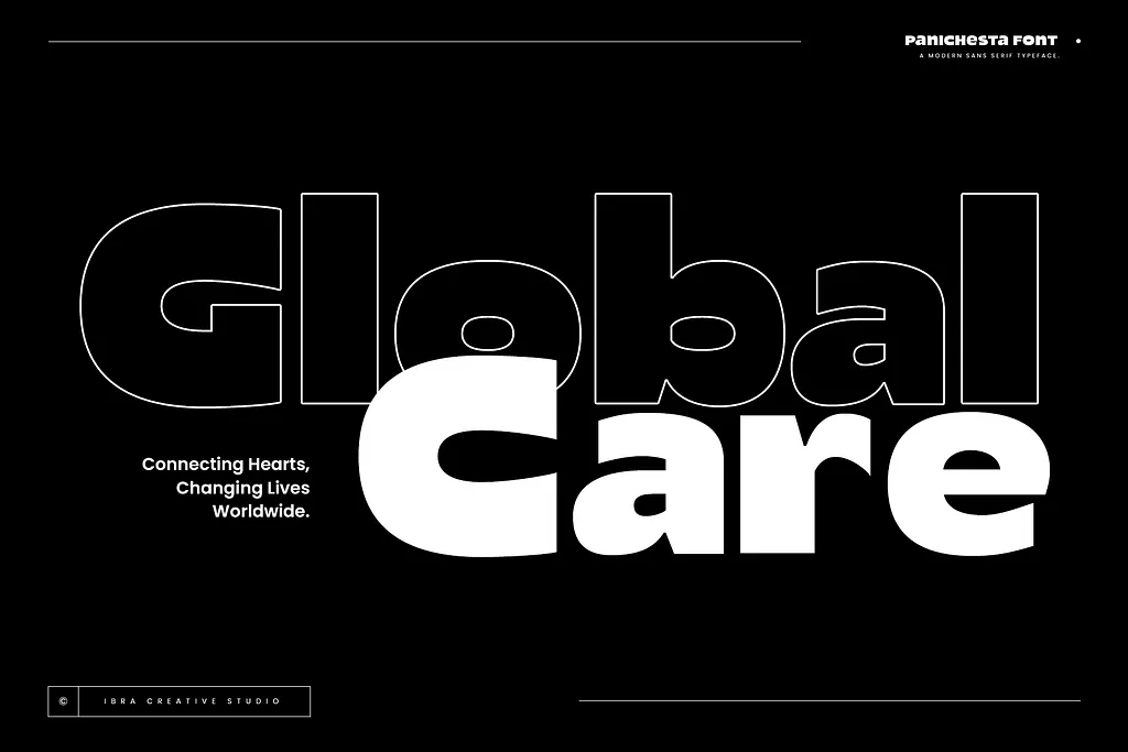 Panichesta Sans Serif Font Panichesta Font