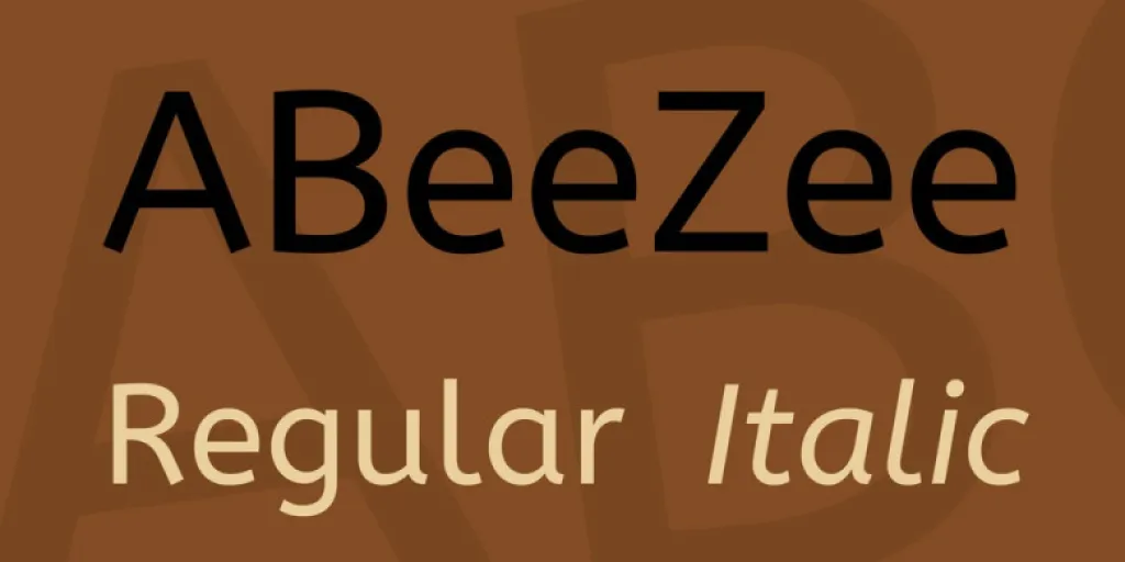 ABeeZee Font